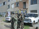 Стрельба на руинах завода (фото+видео)