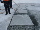 На Камейкинском пруду добывают лед