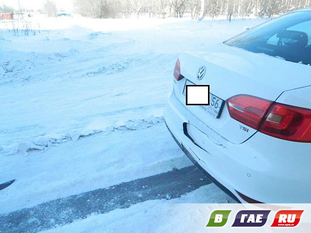 Volkswagen-у помяли 