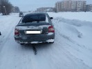 Lada Priora попала в снежный «капкан»