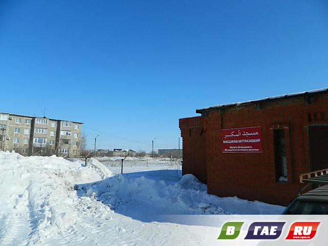 На мечеть установили громкоговорители