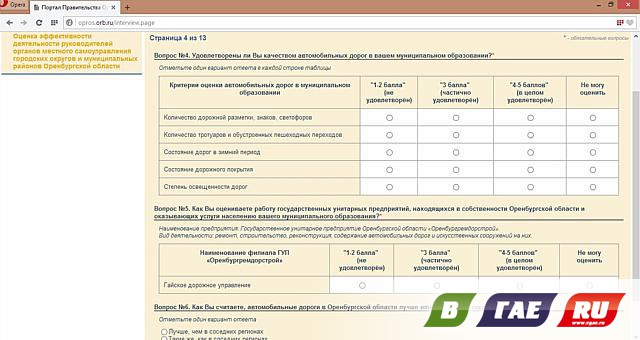Оцените работу муниципальной власти