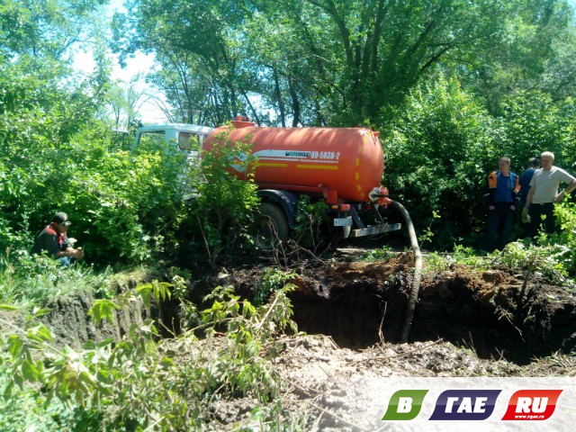 Старый район без воды