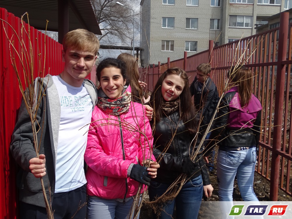 Школьники участвовали в акции 