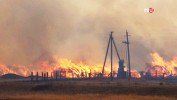 Огненная стихия в Новоорском районе: помогает тушить 28 ПСЧ