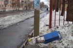 Урны исчезли с  улицы Войченко