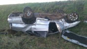 Водитель и пассажир сломали позвоночники в ДТП на трассе Ириклинский - Энергетик