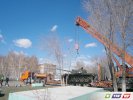 Гайский танк поднялся на пьедестал