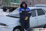 Сегодня утром ледовый городок в 8 мкр распахнул двери