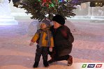 Сегодня утром ледовый городок в 8 мкр распахнул двери