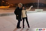 Сегодня утром ледовый городок в 8 мкр распахнул двери