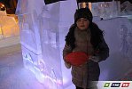 Сегодня утром ледовый городок в 8 мкр распахнул двери