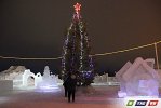 Сегодня утром ледовый городок в 8 мкр распахнул двери