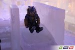 Сегодня утром ледовый городок в 8 мкр распахнул двери