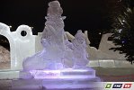 Сегодня утром ледовый городок в 8 мкр распахнул двери