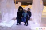 Сегодня утром ледовый городок в 8 мкр распахнул двери