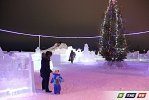 Сегодня утром ледовый городок в 8 мкр распахнул двери