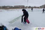 Детские забавы в «Ледовом городке» и на площади