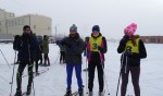 На лыжной трассе было жарко