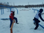 Зимний забег с препятствиями