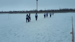 Зимний забег с препятствиями