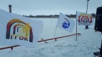 Зимний забег с препятствиями