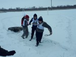 Зимний забег с препятствиями