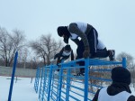 Зимний забег с препятствиями