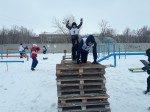 Зимний забег с препятствиями