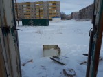 Автостоянка закрылась, обломки остались