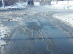 Вода рвется наружу