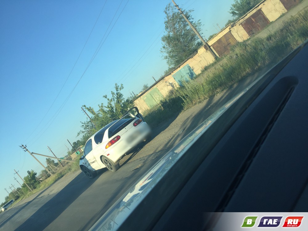 За мостом произошло ДТП автобус и мазда