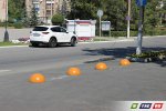 Возле ДК появились  бетонные "глаза"