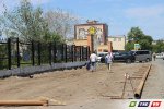 На Войченко возле парка появятся газоны площадью около 1000 кв. м.