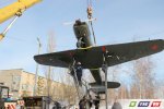 В Гае установили самолет ЯК - 18А