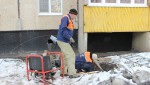 В доме на ул.Орской,132 началась замена канализационных выпусков