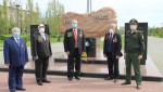 9 мая - День Победы. Ветераны возложили цветы к  памятному знаку