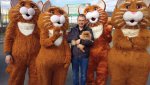 4 рыжих Пончика вчера гуляли по парку в Гае и дарили улыбки прохожим