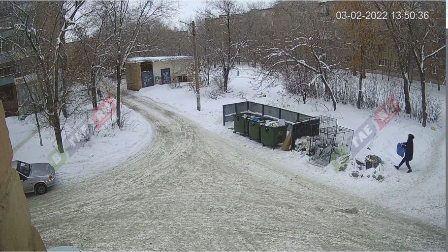 Гайчане, складирующие мусор возле контейнеров, попали на видео