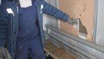 Раздевалку - обогревалку в Ледовом городке раскурочили