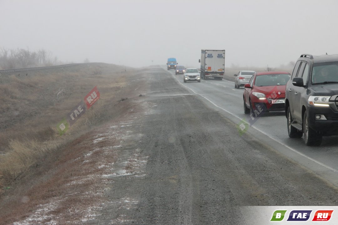 Гололед на Орской трассе. ДТП