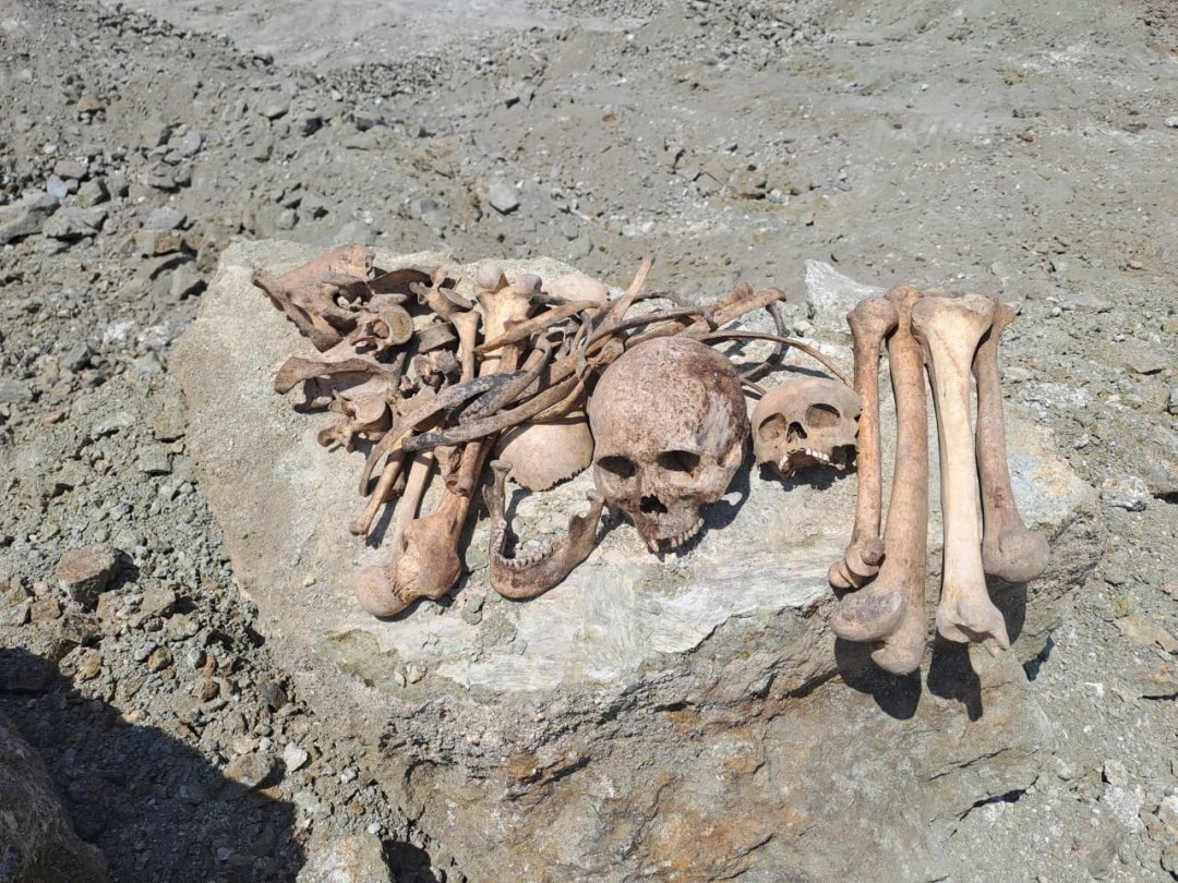 Обнаружены фрагменты человеческих костей