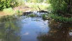 Из-за порыва водопровода в микрорайоне образовались «озёрца»