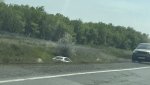 На трассе Гай-Орск «Mazda « улетела в кювет