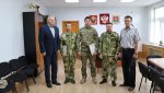 Добровольцам «БАРС-6» вручили благодарственные письма за участие в СВО
