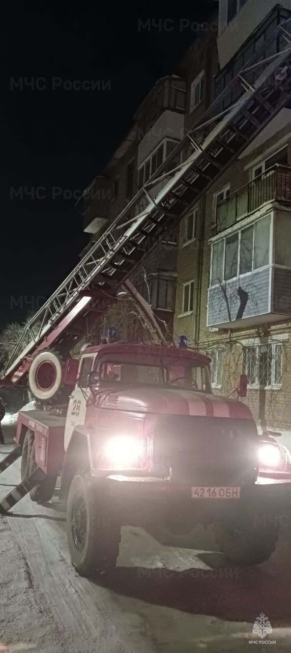 Пожар в городе Гае — МЧС России по Оренбургской области