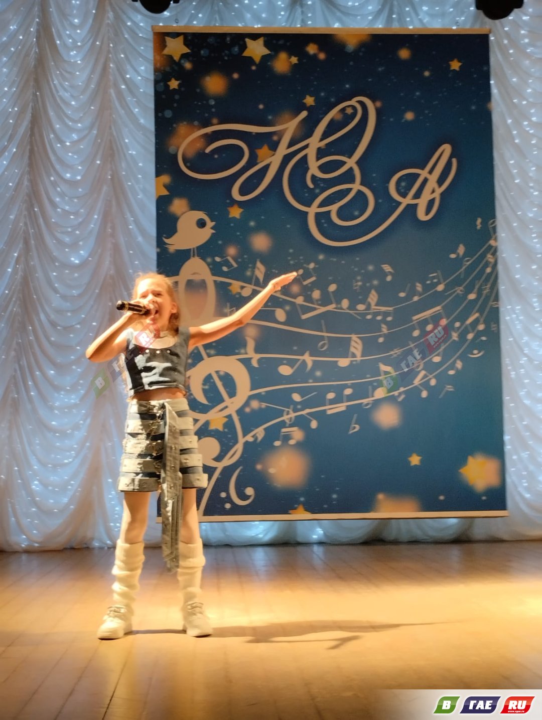 Десятилетняя гайчанка выступила с сольным концертом