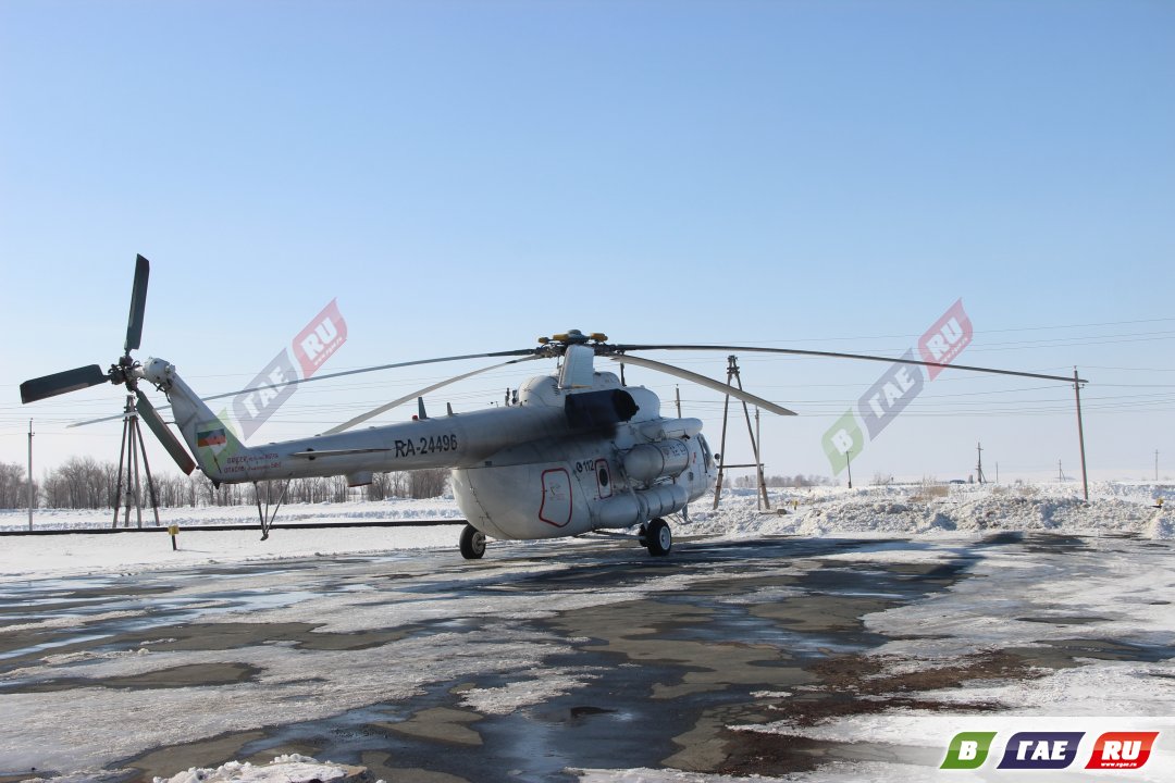 Вертолет санавиации доставит гайчанина в Оренбург