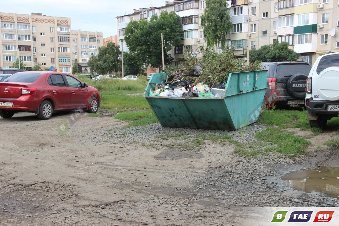 Вонь и мухи от контейнеров досаждают жильцам на Спортивной,1