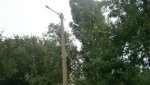 В нашем дворе не горят фонари. Идем на ощупь в темное время суток